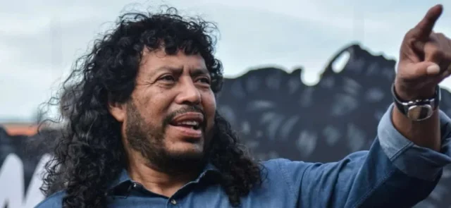 René Huiguita celebró el primer título de Bucaramanga / AFP