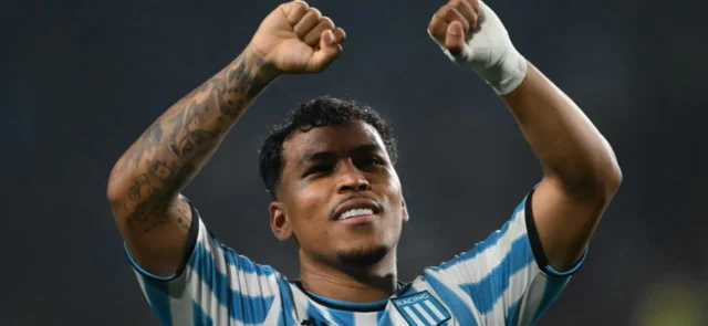 Roger Martínez en Racing Club - AFP