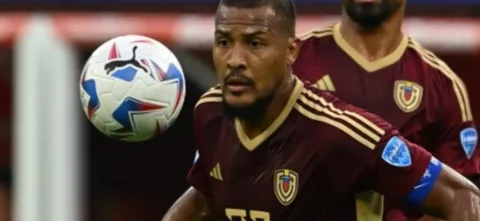 Salomón Rondón con Venezuela - AFP