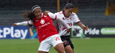 Santa Fe empató 2-2 ante América en Bogotá - VizzorImage