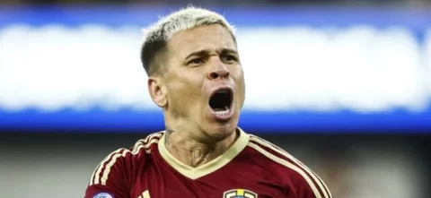 Yeferson Soteldo con Venezuela - AFP