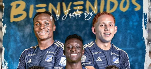 Millonarios presentó 5 nuevos refuerzos / Foto: X Millonarios Oficial
