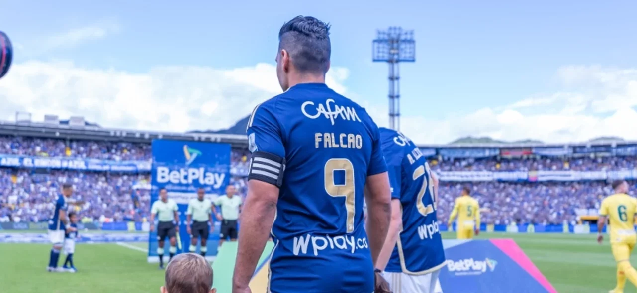 Radamel Falcao, delantero de Millonarios - VizzorImage / Leonardo Castañeda