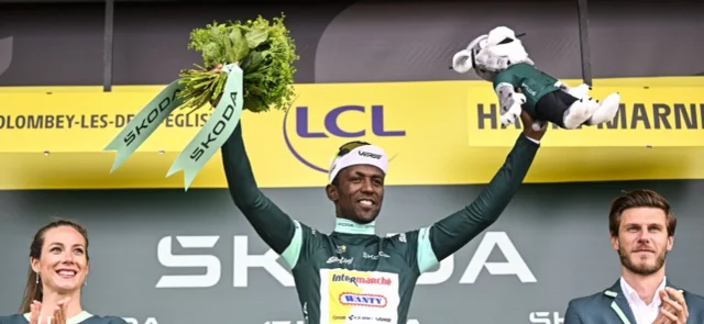 Biniam Girmay - JASPER JACOBS / BELGA MAG vía AFP