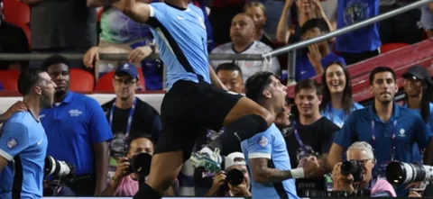 Uruguay finalizó con un puntaje perfecto en la fase de grupos de la Copa América / AFP