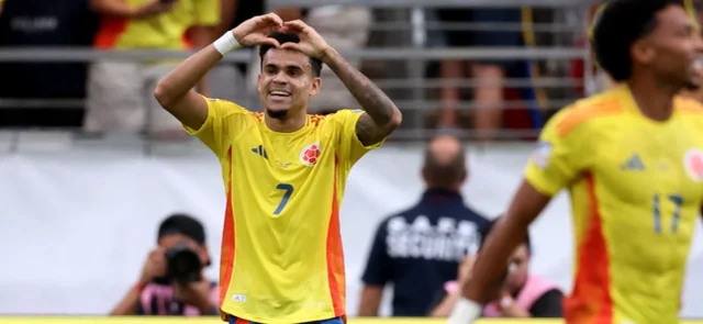 Luis Díaz consiguió un nuevo récord con Colombia / AFP