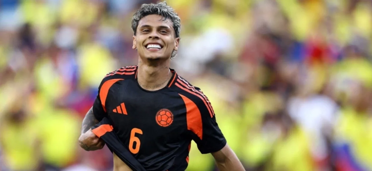 Richard Ríos en la Copa América 2024 / AFP