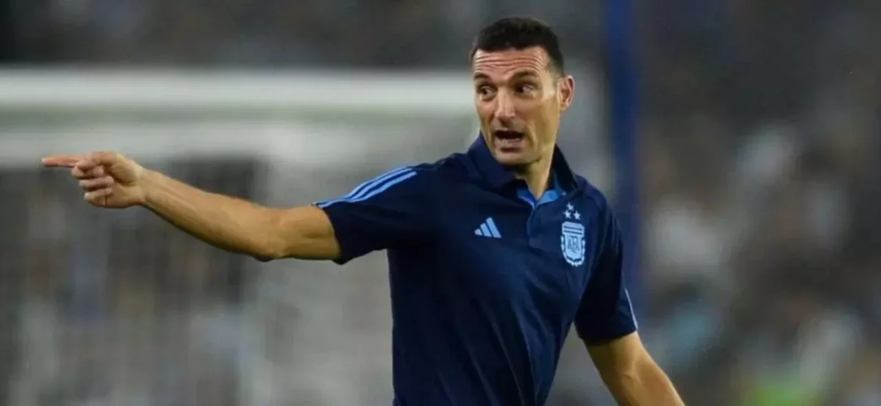 Lionel Scaloni, DT de Argentina / AFP