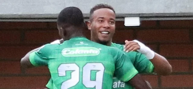 Beckham Castro, delantero de La Equidad - VizzorImage