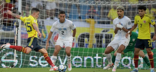 Uruguay empató con Colombia en Barranquilla - AFP