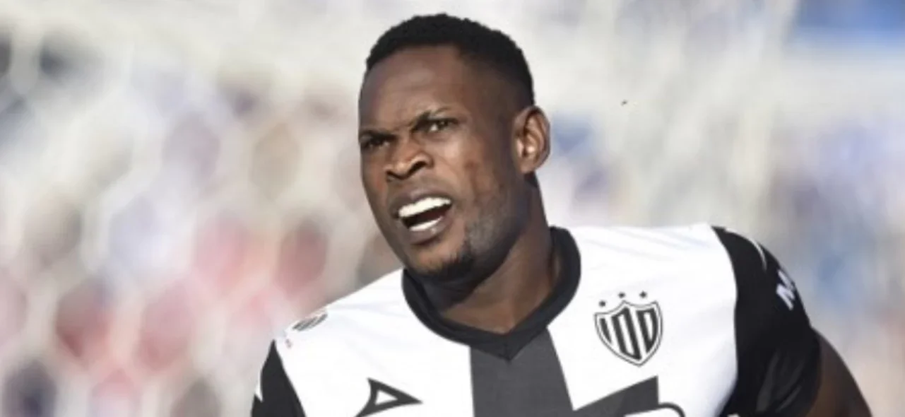 Diber Cambindo - Delantero de Necaxa de México - AFP