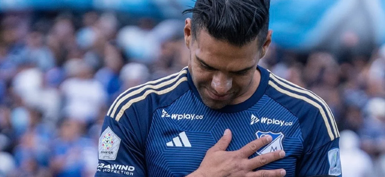 Radamel Falcao García - Delantero de Millonarios - X: @MillosFCoficial