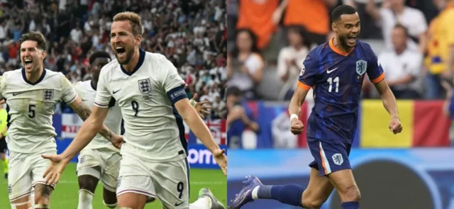 Inglaterra y Países Bajos se enfrentarán en las semifinales de la Euro 2024 / AFP