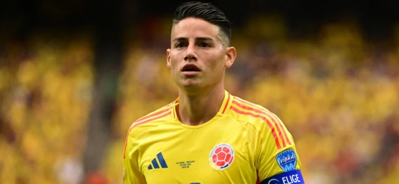 James Rodríguez con la selección Colombia / AFP