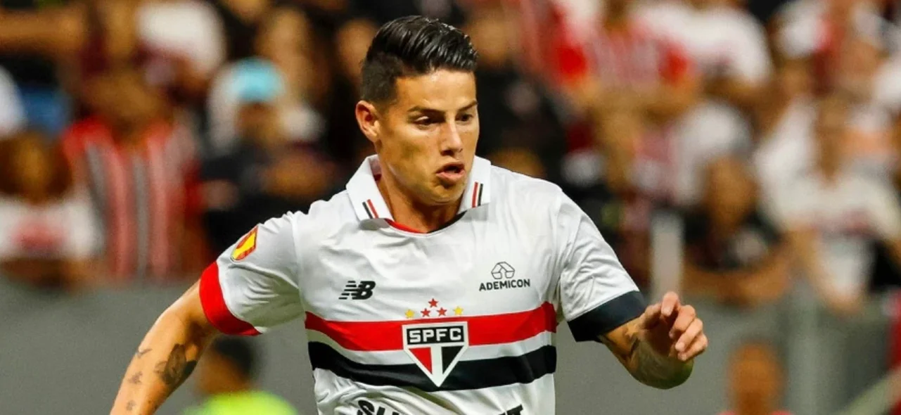 James Rodríguez en Sao Paulo - X: @SaoPauloFC