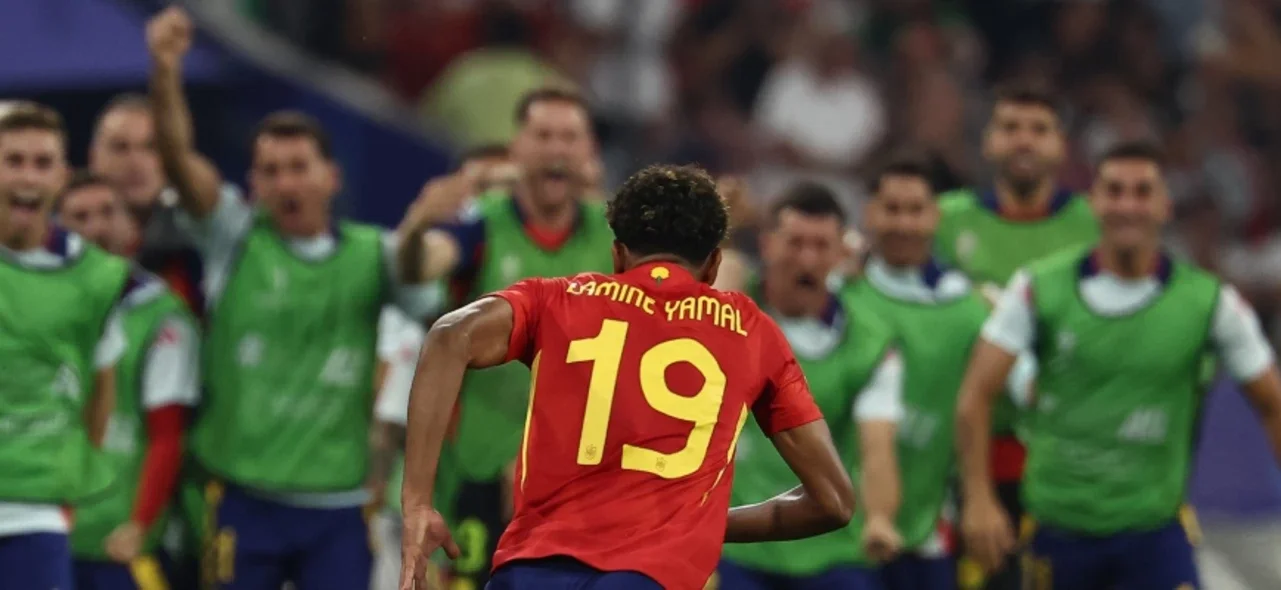 Lamine Yamal marcó el gol del empate en la semifinal España vs. Francia - AFP