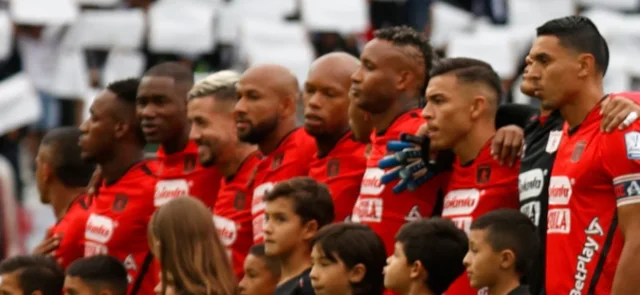 América de Cali en el juego ante Once Caldas - VizzorImage