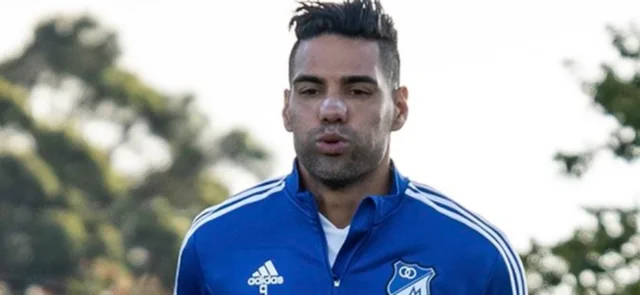 Radamel Falcao en Millonarios - X: @MillosFCOficial