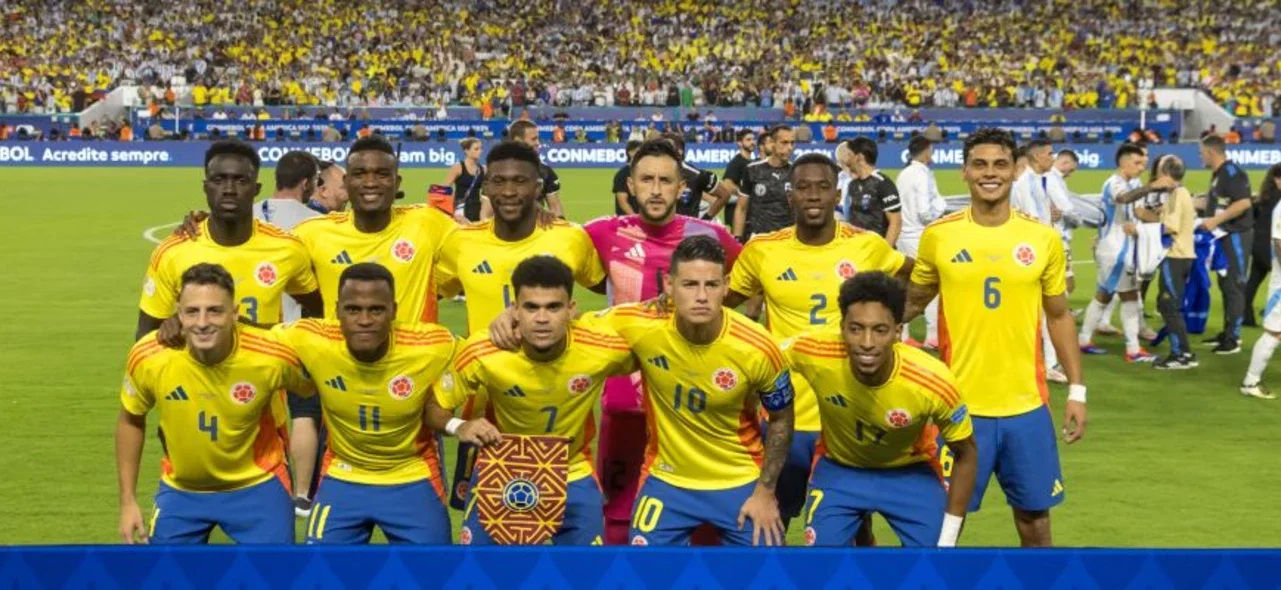 11 de Colombia en la final de Copa América 2024 / AFP