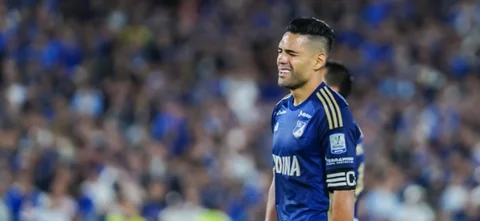 Falcao se hizo viral por un video de su compañero / AFP