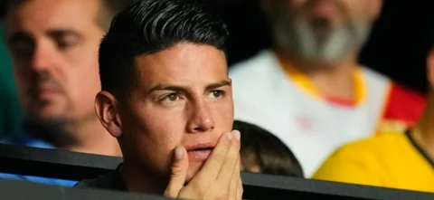 James Rodríguez espera su debut con Rayo Vallecano / AFP