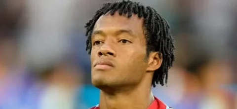 Juan Guillermo Cuadrado en un juego con la selección Colombia / AFP