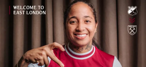 Manuela Pavi es la tercera colombina en la liga de Inglaterra /@westhamwomen