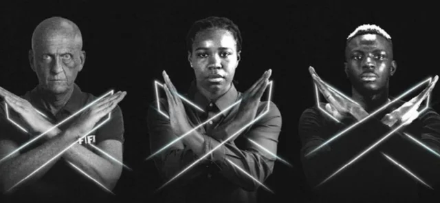 FIFA autoriza el uso del gesto en contra del racismo. / FIFA.