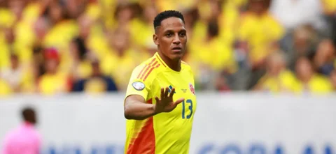 Yerry Mina, jugador de la selección Colombia - AFP