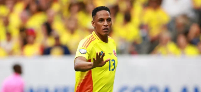 Yerry Mina, jugador de la selección Colombia - AFP
