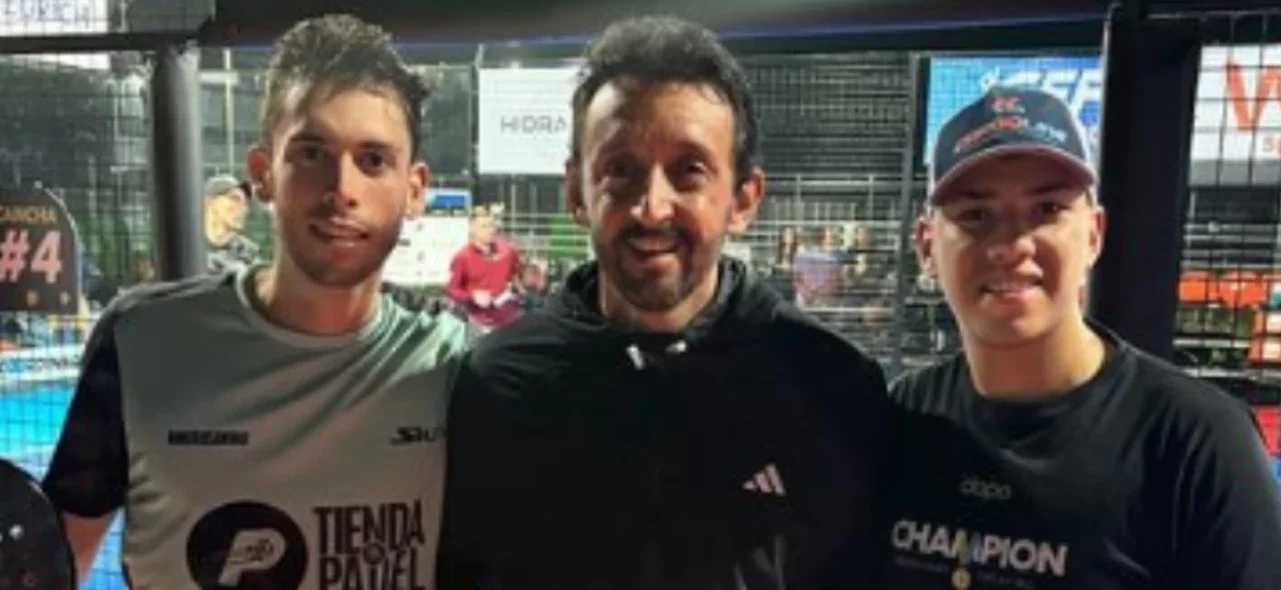 Uribe (izquierda) y Flores (derecha) se coronaron campeones del Coordinadora Pádel Tour - Instagram: @giovaflores_ Pedro Uribe y Giovanni Flores, campeones de Coordinadora Pádel Tour - Instagram: @giovaflores_