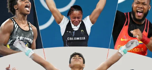 Imagen de agradecimiento a los atletas colombianos en París 2024 - Win Sports