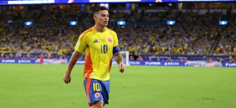 James Rodríguez, capitán de la selección Colombia - AFP