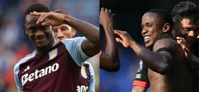 Jhon Durán y Luis Sinisterra marcaron gol en la fecha 3 de la Premier League - AFP