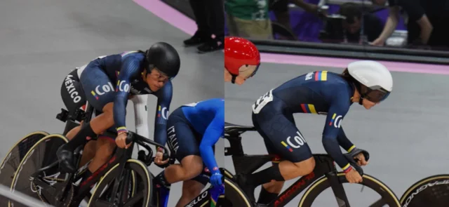 Stefany Cuadrado y Martha Bayona compitiendo en París 2024 / COC