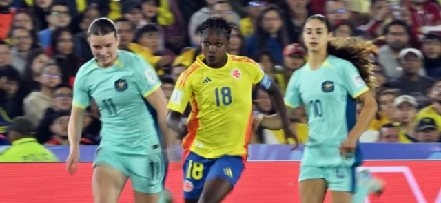 Linda Caicedo en el juego Colombia vs. Australia - AFP