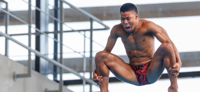 Luis Felipe Uribe, clavadista colombiano - AFP