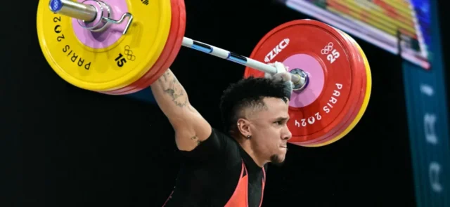 Luis Javier Mosquera - Pesista colombiano - AFP