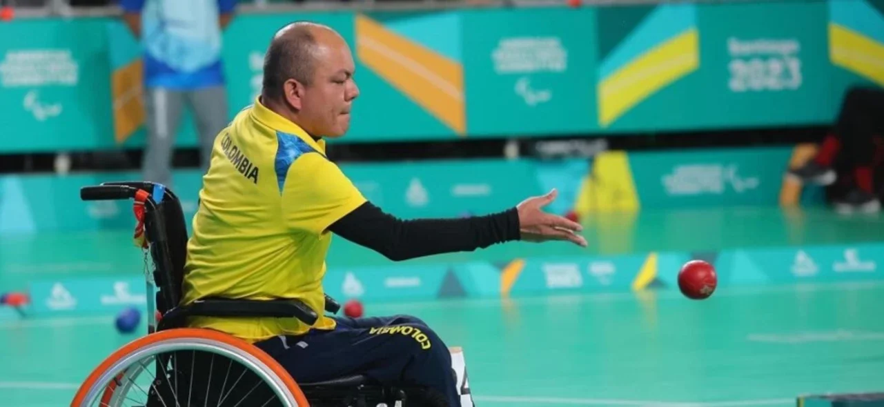 Edilson Chica ganó la medalla de plata / @MinDeporteCol