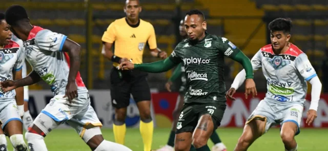 Deportivo Cali perdío el juego de ida ante Fortaleza por Copa BetPlay - VizzorImage / Felipe Caicedo