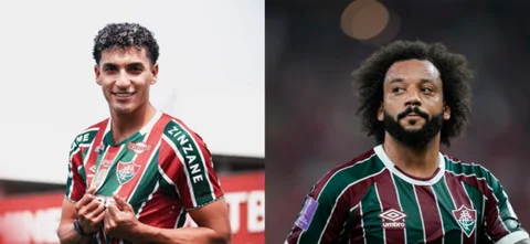 Gabriel Fuentes fue recibido por Marcelo en Fluminense.