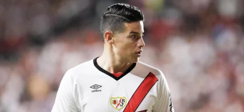 Jamés Rodríguez entrenó con normalidad y está preparado para el juego contra Atlético Madrid /@RayoVallecano