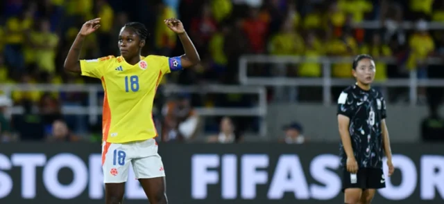 Linda Caicedo superó a James Rodríguez con la selección Colombia / AFP