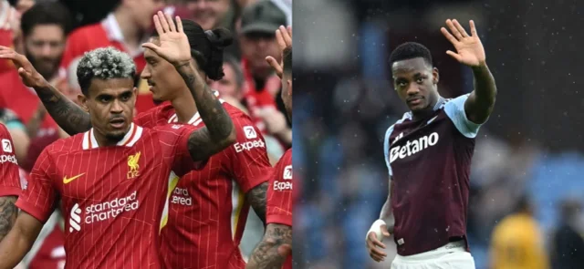 Luis Díaz y Jhon Jader duran fueron fundamentales para sus equipos / AFP