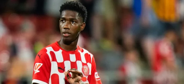 Yaser Asprilla fue uno de los refuerzos de esta temporada para Girona F.C. / AFP