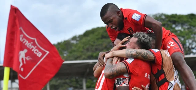 América de Cali es segundo en la tabla de clasificiación el el FPC / VizzorImage / Nelson Rios