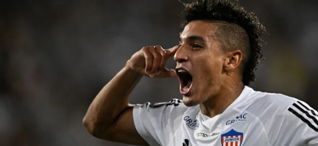 Gabriel Fuentes, defensor de Junior de Barranquilla - AFP