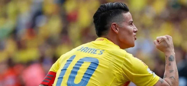 James Rodríguez, jugador de la selección Colombia / AFP
