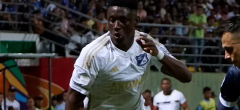 Jhon Córdoba, delantero de Millonarios - VizzorImage