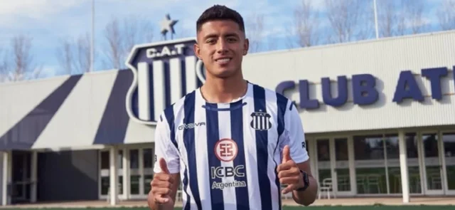Kevin Mantilla, jugador de Talleres de Córdoba / AFP